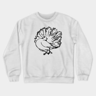 Pigeon - Pigeon Pantail Hand Drawn Crewneck Sweatshirt